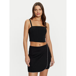 Guess Guess Топ W5RH26 WGLO2 Чорний Regular Fit
