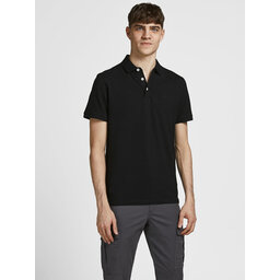 Jack&Jones Jack&Jones Polo marškinėliai Paulos 12136668 Juoda Slim Fit