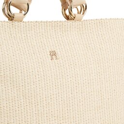 

Сумка Tommy Hilfiger Th City Mono Tote AW0AW16154 Natural Raffia 0F5, Бежевий