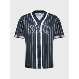 Karl Kani Karl Kani T-Shirt Serif Pinstripe Baseball 6033360 Μαύρο Relaxed Fit