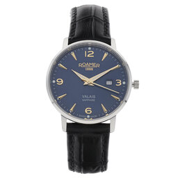 Roamer Zegarek Roamer Valais 958844 41 40 0 Silver/Black