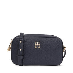 Tommy Hilfiger Handtasche Tommy Hilfiger Th Emblem Camera Bag AW0AW15179 Space Blue DW6