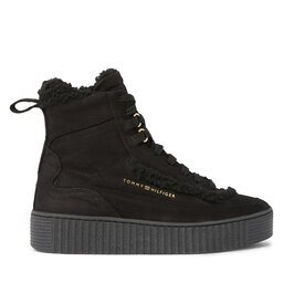 

Ботильйони Tommy Hilfiger Essential Lace Up Warmbootie FW0FW07503 Black BDS, Чорний