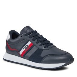 Tommy Hilfiger Tenisice Tommy Hilfiger Runner Evo Leather FM0FM04714 Desert Sky DW5
