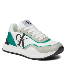 Calvin Klein Jeans Сникърси Calvin Klein Jeans V3X9-80893-1695 S Grey/White/Green B024