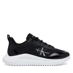 Calvin Klein Jeans Αθλητικά Calvin Klein Jeans Eva Runner Low Lace Mix Ml Wn YW0YW01442 Μαύρο