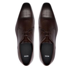 

Туфлі Boss Theon Derb Buct 50517108 Brown 201, Коричневий