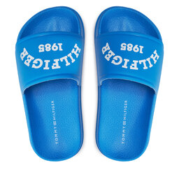 

Шльопанці Tommy Hilfiger Logo Pool Slide T3B0-33457-1172 Sky Blue 813, Голубий