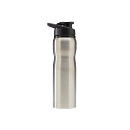 

Пляшка на воду Reebok Training Supply Metal Water Bottle 800 mL GK4296 silver met., Срібний