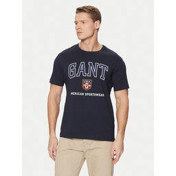 Gant Gant Marškinėliai 2003290 Tamsiai mėlyna Regular Fit