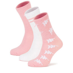 Kappa Довгі шкарпетки Kappa KR_SUPERT_SS25 (3-PACK) Рожевий