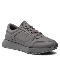 Calvin Klein Sneakers Calvin Klein Low Top Lace Up Lth HM0HM00747 Grey Asphalt PQ6