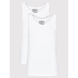 Calvin Klein Underwear Calvin Klein Underwear Komplektas: tank top marškinėliai (2 vnt.) 000NB1099A Balta Slim Fit