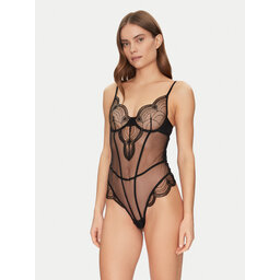 Hunkemöller Hunkemöller Bodi Ruby 300253 Črna