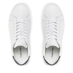 

Снікерcи Calvin Klein Low Top Lace Up Pet HM0HM01288 White/Petroleum 0K8, Білий