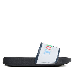 

Шльопанці Tommy Hilfiger Maxi Velcro Pool Slide T3B0-32934-1172 M White/Multicolor X256, Білий
