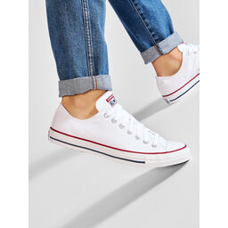 Converse Sneakers aus Stoff Converse All Star Ox M7652C Weiß