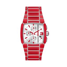 Diesel Zegarek Diesel Cliffhanger DZ4637 Red/Red