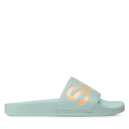 

Шльопанці Superga 1908 Slides Polysoft Green Iceberg/Orange Apricot A0Y, Зелений