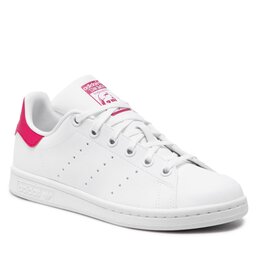 adidas Chaussures adidas Stan Smith J FX7522 Ftwwht/Ftwwht/Bopink