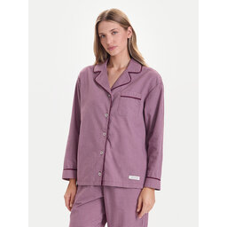 United Colors Of Benetton United Colors Of Benetton Pyjamahemd 4MYG3M00D Dunkelrot Regular Fit