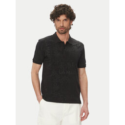 La Martina La Martina Polo marškinėliai Allen MAP010 JS402 Juoda Regular Fit