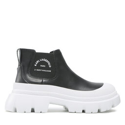

Челсі KARL LAGERFELD KL43530 Black Leather w/White, Чорний