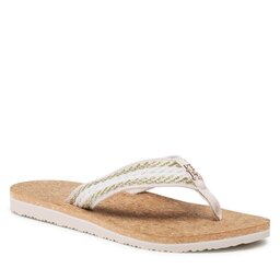 Tommy Hilfiger Flip flop Tommy Hilfiger Th Cork Sandal FW0FW07145 Feather White AF4