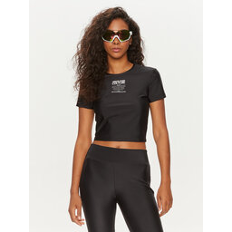 Versace Jeans Couture Versace Jeans Couture Póló 76HAH602 Fekete Slim Fit