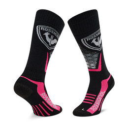 

Лижні шкарпетки Rossignol W Wool & Silk RLKWX11 Fluo Pink 366, Чорний