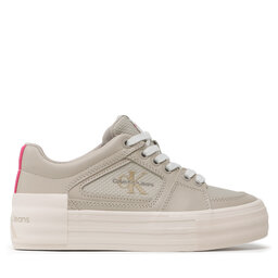 

Снікерcи Calvin Klein Jeans Vulc Flatform Bold Fluo Contr YW0YW00904 Eggshell/Raspberry Sorbet 0F4, Сірий