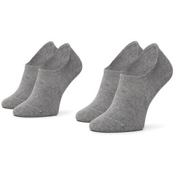 Tommy Hilfiger Комплект 2 чифта къси чорапи унисекс Tommy Hilfiger 382024001 Middle Grey Melange 758
