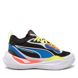 

Взуття Puma Playmaker Jr 387353 04 Jet Black/Royal/White/Lime, Чорний