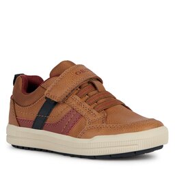Geox Sneakers Geox J Arzach Boy J164AA 0FEFU C0034 S Cognac/Black