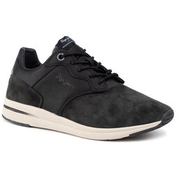 Pepe Jeans Сникърси Pepe Jeans Jayker Lth Mix PMS30578 Dark Grey 975