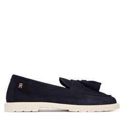 Tommy Hilfiger Mokassins Tommy Hilfiger Light Suede Tassel Loafer FW0FW09285 Dunkelblau