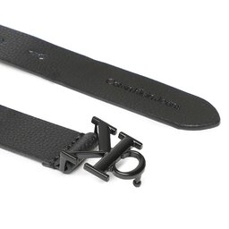 

Жіночий ремінь Calvin Klein Jeans Mono Hardware Leather Belt 2.5mm K60K610365 BDS, Чорний