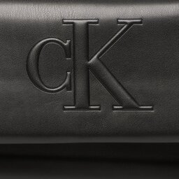 

Сумка Calvin Klein Jeans Sculpted Ew Flap25 Pipping K60K610308 BDS, Чорний