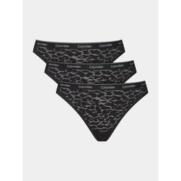 Calvin Klein Underwear Calvin Klein Underwear Набір з 3 пар класичних трусів 000QD5069E Чорний