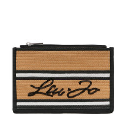 Liu Jo Neceser Liu Jo Pouch Paglia Motivo VA3171 T0300 Naturale/Nero 00411