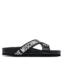 LOVE MOSCHINO Klapki LOVE MOSCHINO JA28263G0IIX100A Czarny