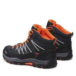

Трекінгові черевики CMP Kids Rigel Mid Trekking Shoe Wp 3Q12944J Antracite/Flash Orange 47UG, Сірий