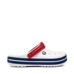 

Шльопанці Crocs Crocband 11016 White/Blue Jean, Білий