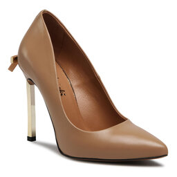 R.Polański Stilettos R.Polański 1223 Camel Lico/Złoty