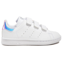 adidas Обувки adidas Stan Smith Cf C FX7539 Ftwwht/Ftwwht/Silvmt