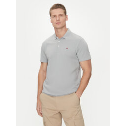Napapijri Napapijri Poloshirt Ealis NP0A4H8B Grau Regular Fit