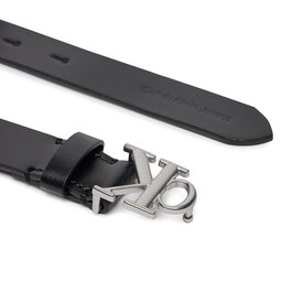 

Жіночий ремінь Calvin Klein Jeans Round Mono Plaque Lthr Belt 25Mm K60K611988 Black BEH, Чорний