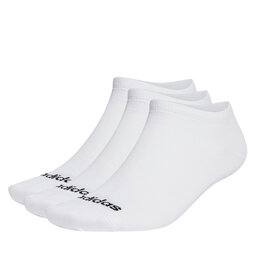 adidas Κάλτσες σοσόνια Unisex adidas Thin Linear Low-Cut Socks 3 Pairs HT3447 white/black