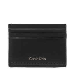Calvin Klein Etui pentru carduri Calvin Klein Duo Stitch Cardholder 6Cc K50K510304 BAX