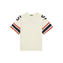 United Colors Of Benetton United Colors Of Benetton Póló 3MI5C10OA Bézs Relaxed Fit